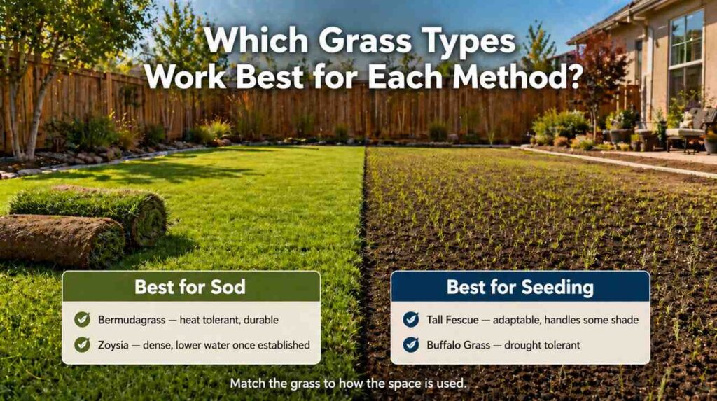 Which Grass Types Work Best