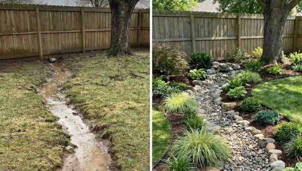 Drainage Rock Installation