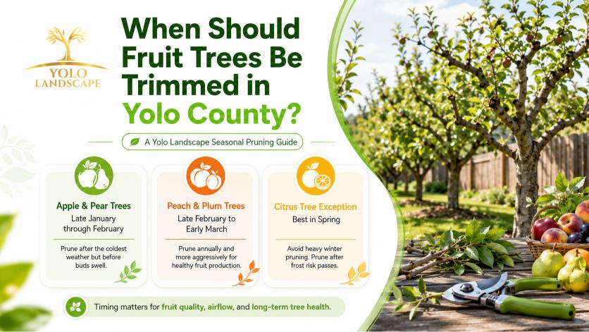When Should Fruit Trees Be Trimmed in Yolo County