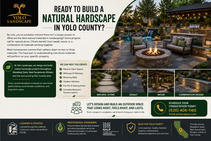  why is natural stone better than manufactured hardscape materials
